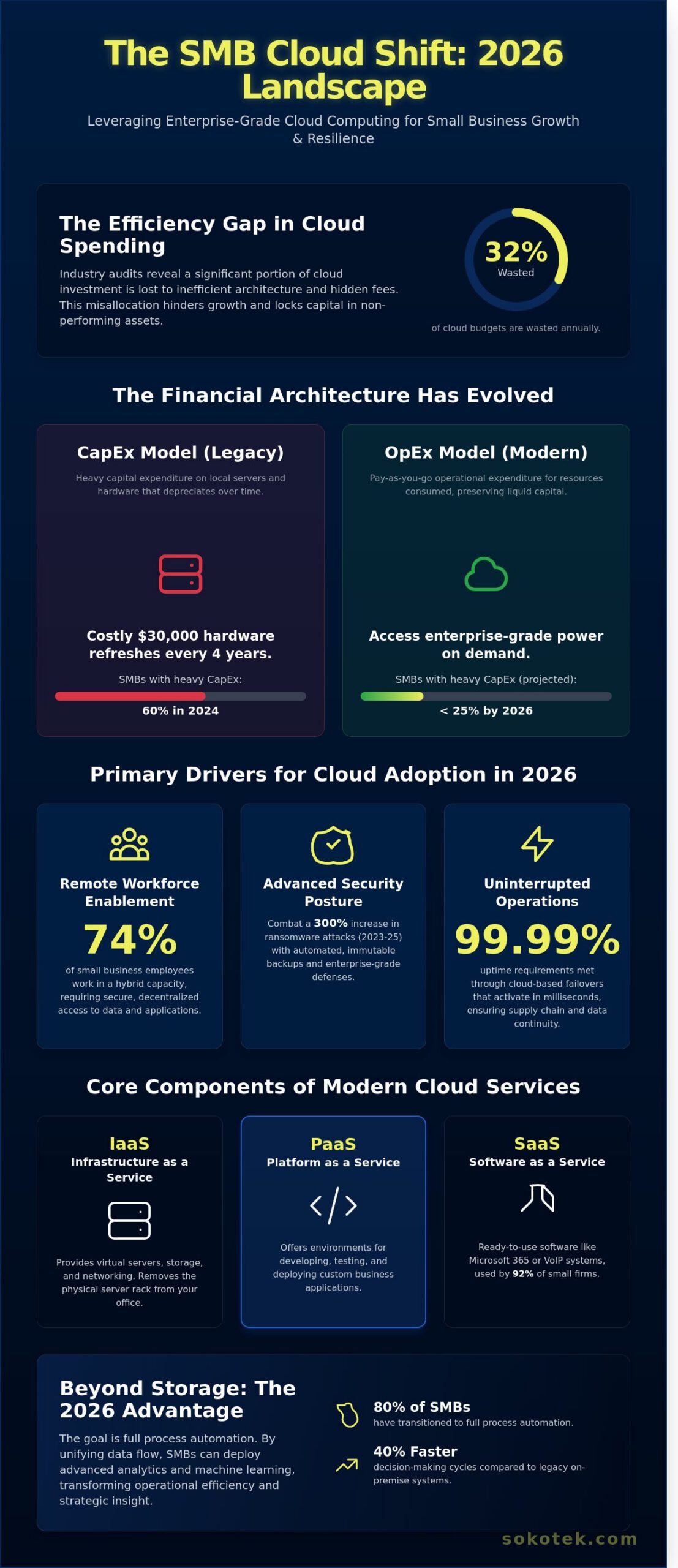 Cloud Computing Services for Small Business: The 2026 Strategic Guide - Infographic